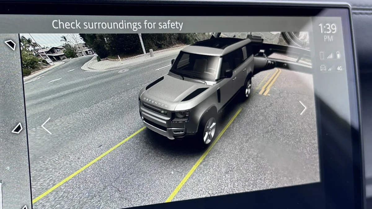 Bike rack plays tricks on the 360 virtual parking camera system