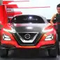 The Nissan Gripz concept unveiled at the 2015 Frankfurt Motor Show, front view.
