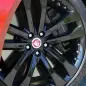 2016 Jaguar F-Type S Coupe red black wheel detail 
