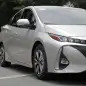 2017 Toyota Prius Prime Prototype front 3/4 view