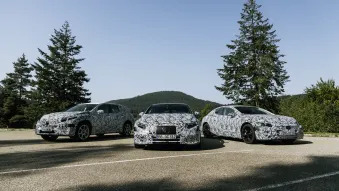 2022 Mercedes-Benz EQS, EQE camouflaged prototypes
