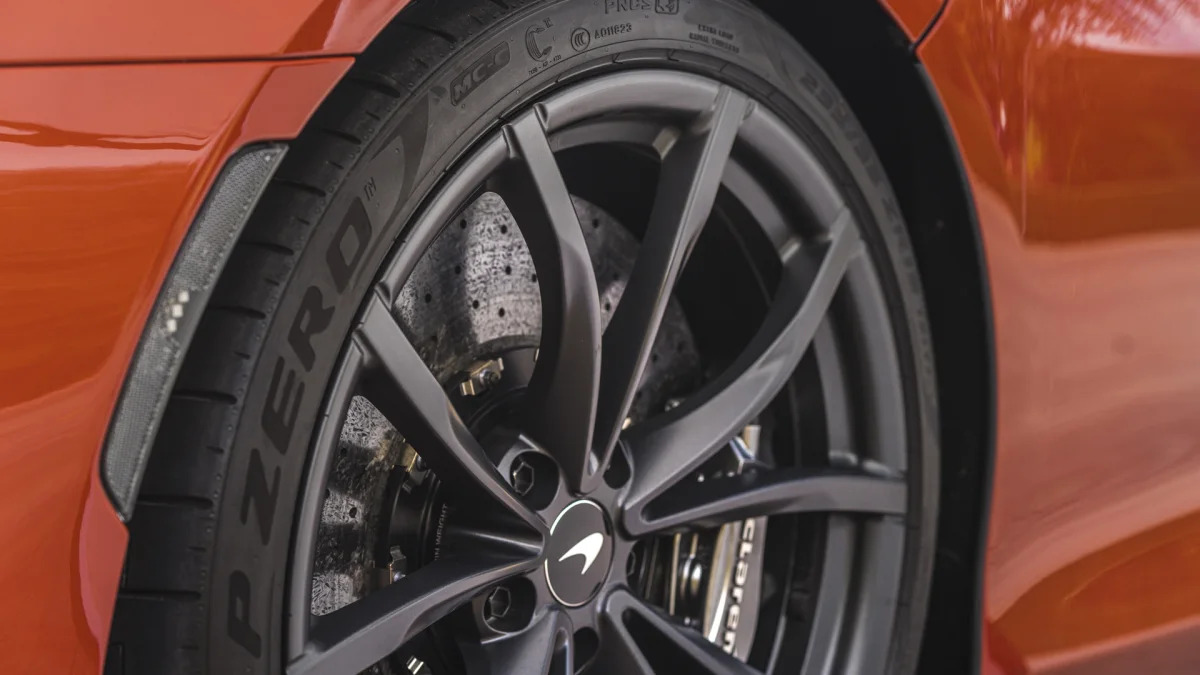 McLaren Artura wheel and tire detail