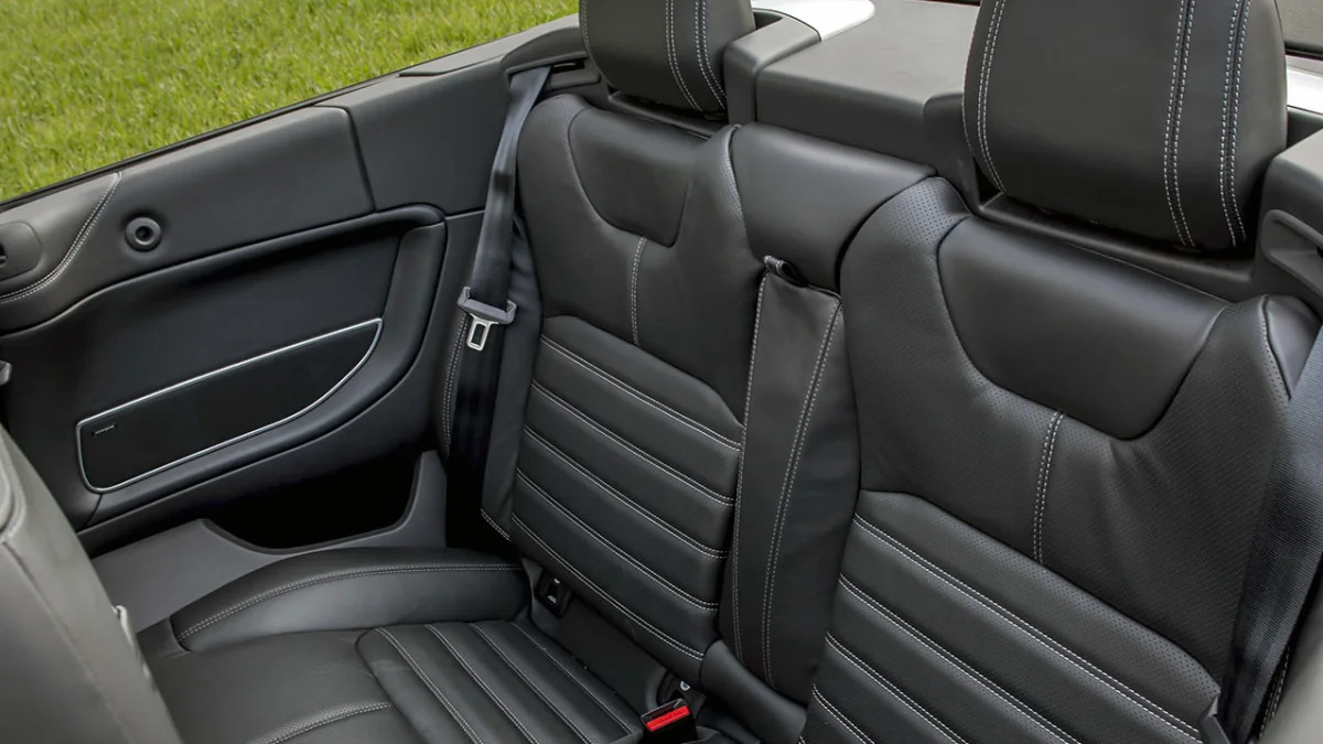 2017 Land Rover Range Rover Evoque Convertible rear seats