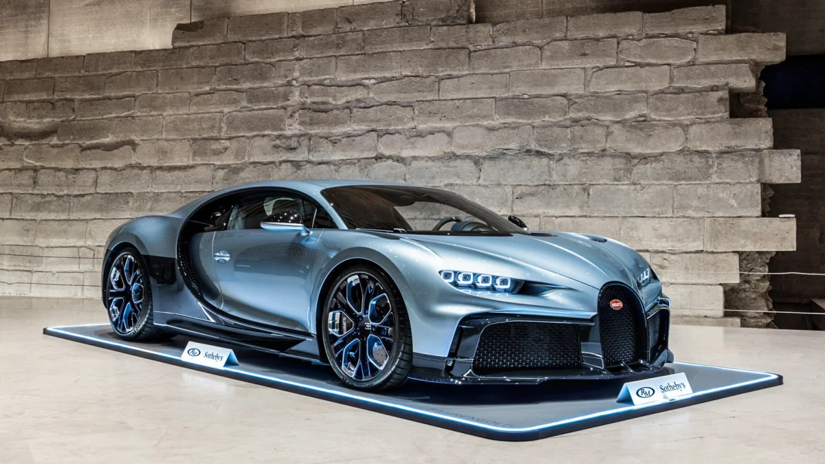 Bugatti Chiron Profilée, auction photos