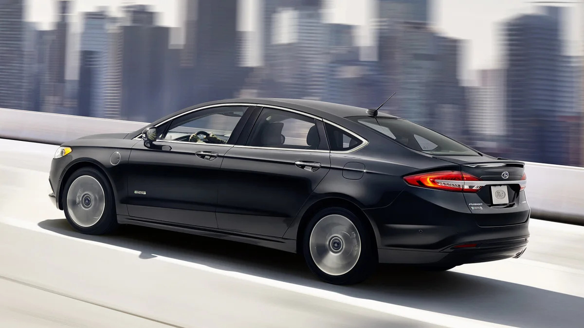 2017 Ford Fusion Energi driving