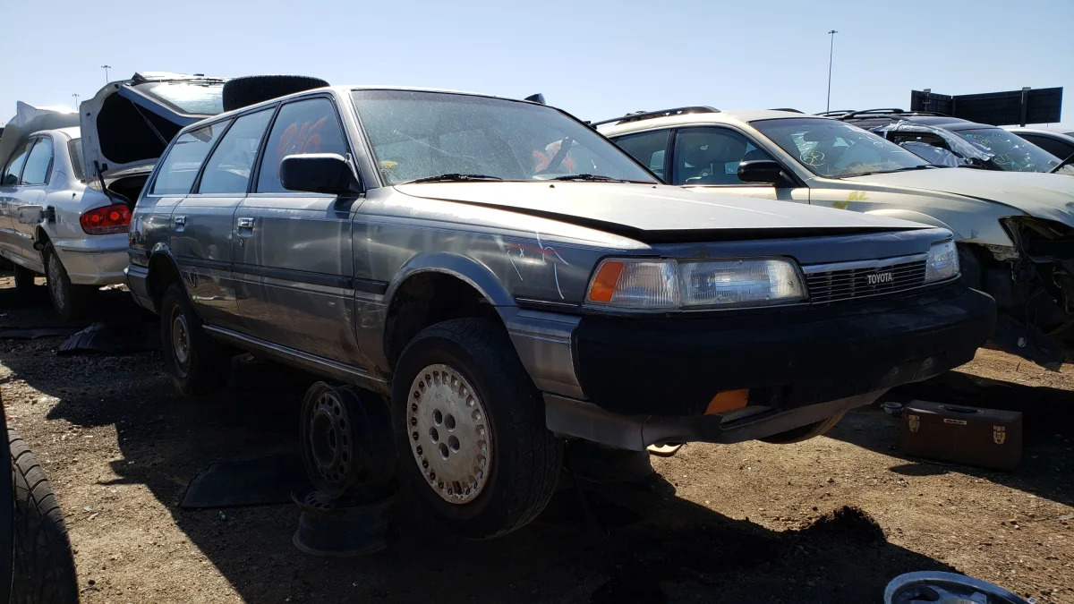 33 - 1987 Toyota Camry Wagon in Colorado junkyard - Photo by Murilee Martin