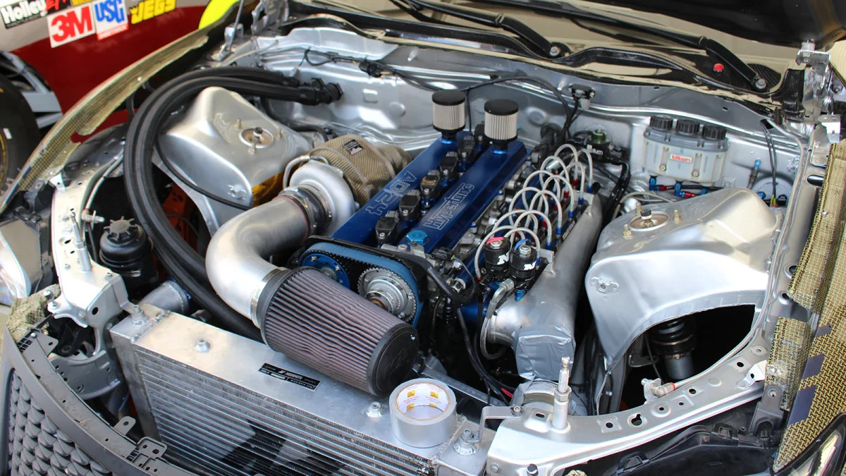 Toyota 2JZ engine in a Lexus RC F
