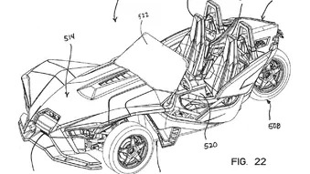 Polaris Slingshot Patent Drawings