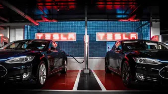 Underground Tesla Supercharger Station at Westfield London