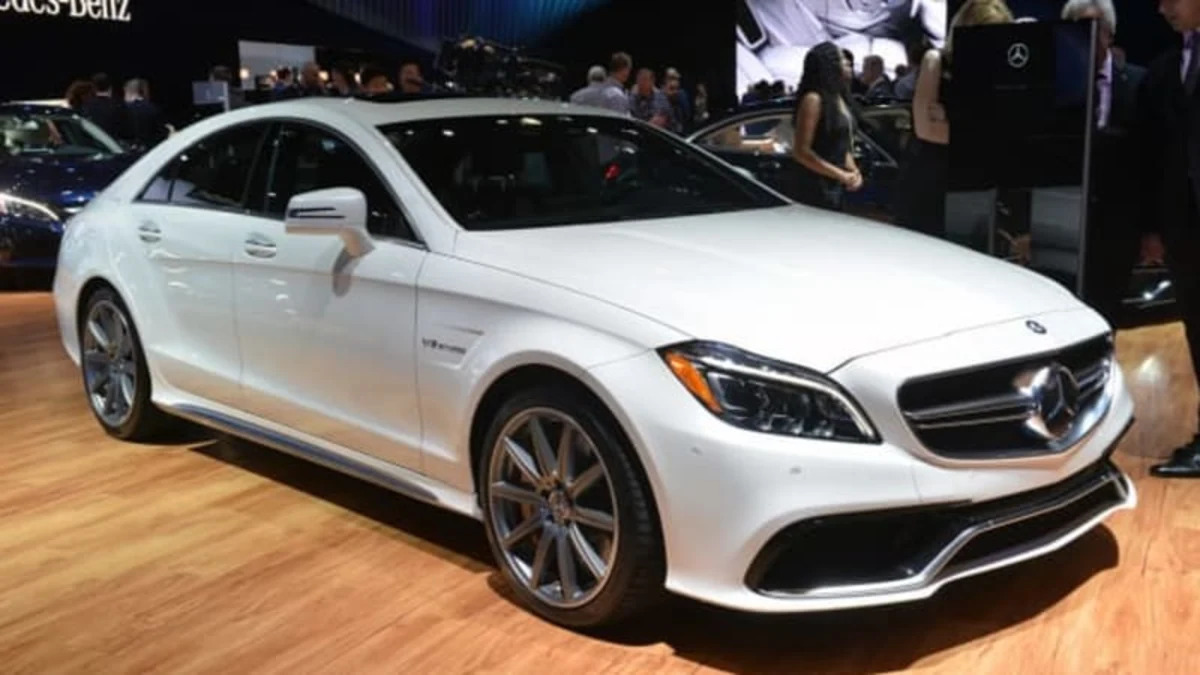 2015 Mercedes-Benz CLS63 AMG S 4Matic stands out in the LA crowd