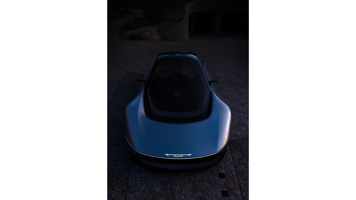 The Chrysler Halcyon Concept offers an aerodynamic, streamlined,