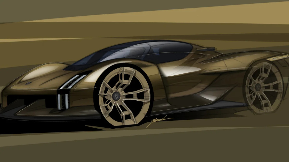 Porsche Mission X Concept Sketches