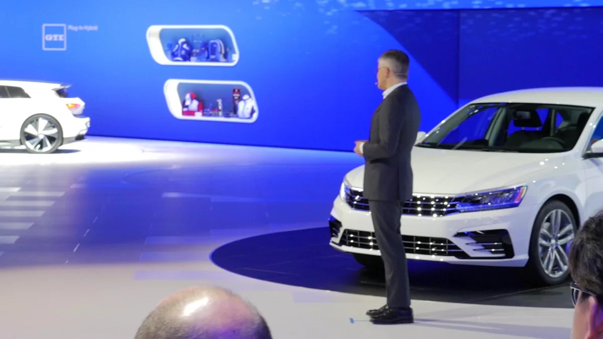 VW CEO Michael Horn at the 2015 LAAS | Autoblog Short Cuts