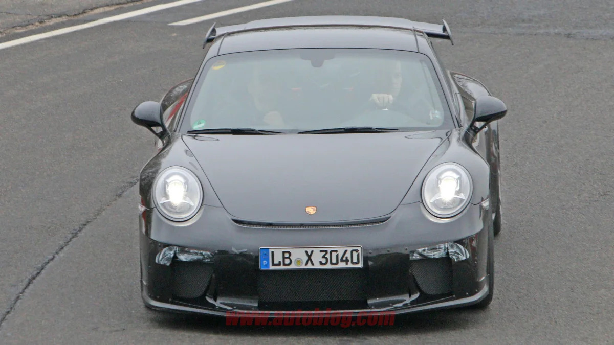 Porsche 911 GT3 prototype front
