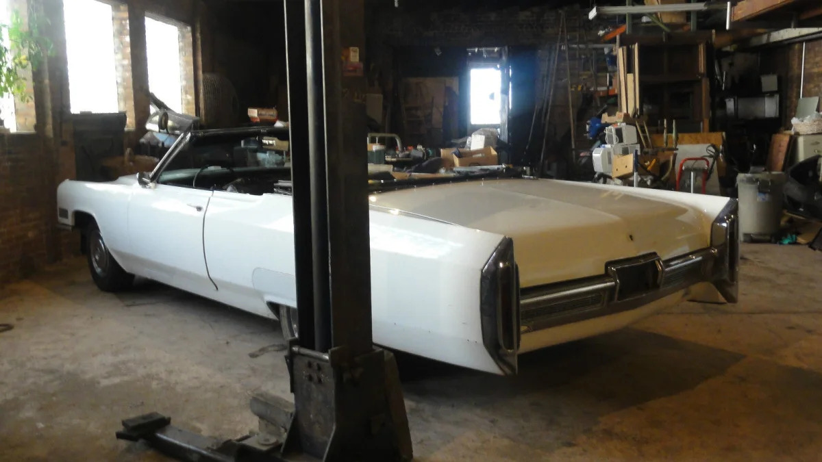 1966 cadillac eldorado convertible garage