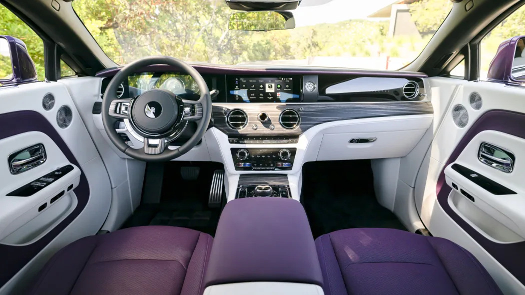 2024 Rolls-Royce Spectre interior in Twilight Purple