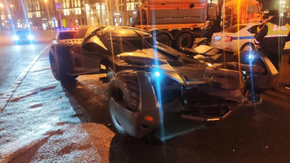 Batmobile in Moscow