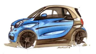 Next-Generation Smart ForTwo design sketches