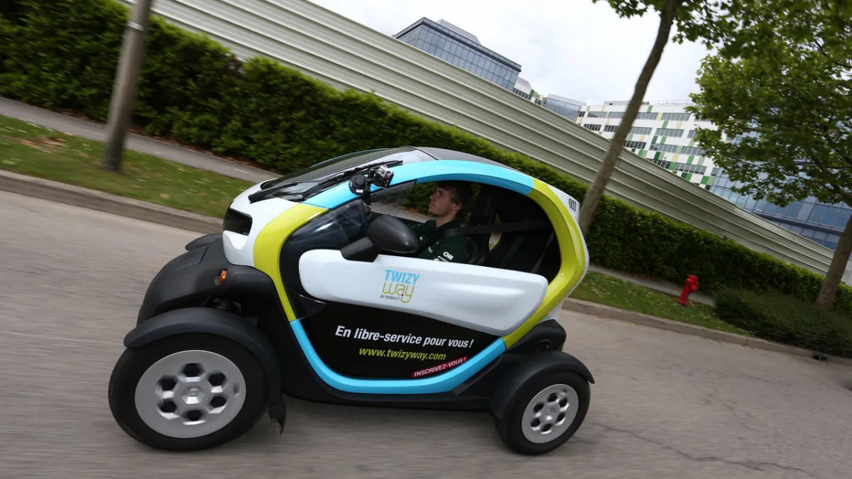 Charles Pic with the Twizy Way