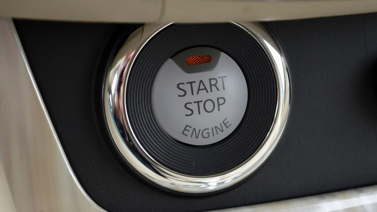 2015 Nissan Murano start button