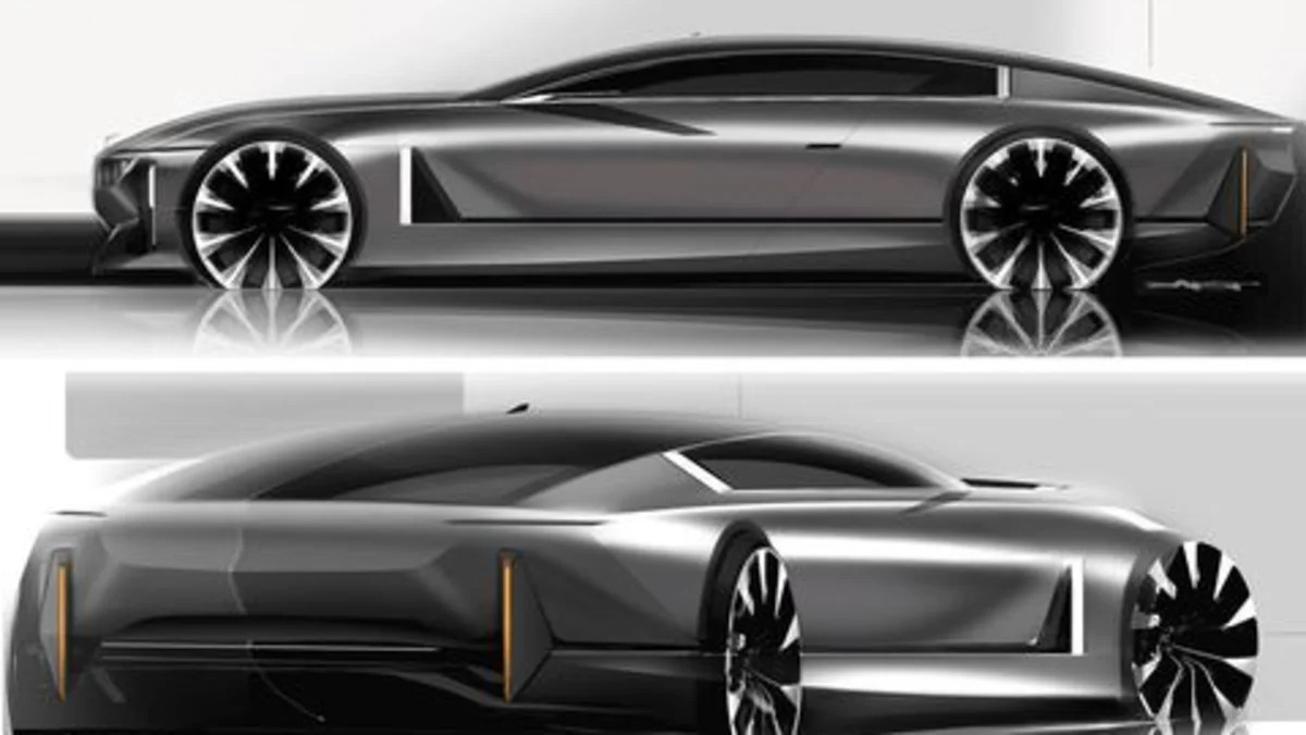 GM sedan concept sketch