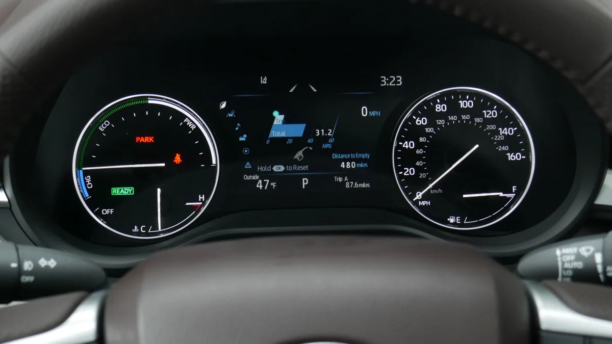 2021 Toyota Sienna interior gauges