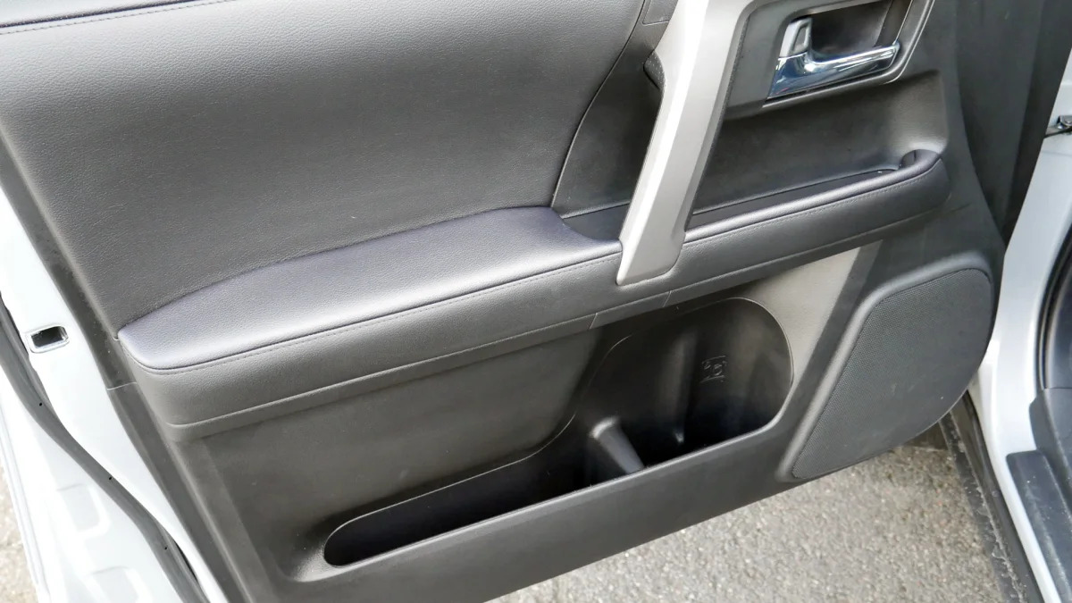 2021 Toyota 4Runner Trail Edition interior door storage