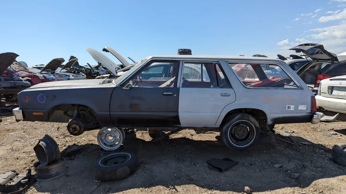 23 - 1979 Ford Fairmont Station Wagon in Colorado junkyard - Photo by Murilee Martin