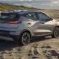 2022 Chevrolet Bolt EUV rear on sand