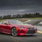 2017 lexus lc 500 coupe track front