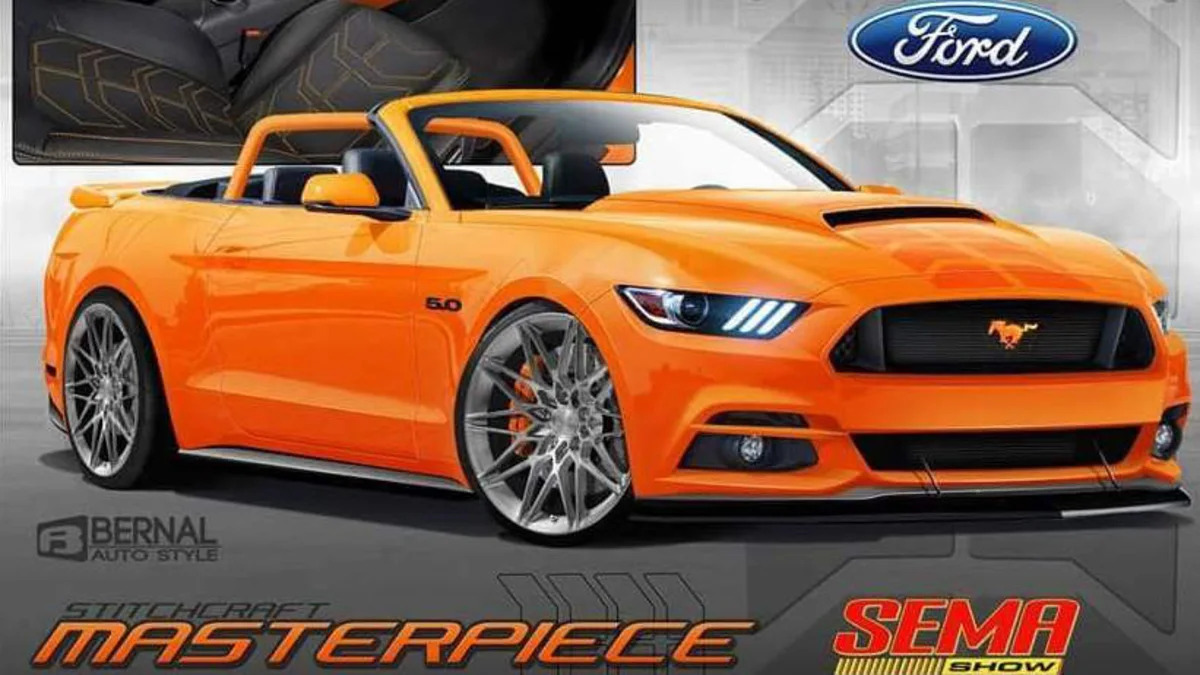 2017 Ford Pearl Candy Orange Mustang
