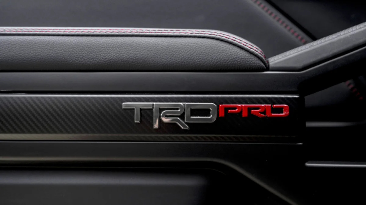2025 Toyota 4Runner TRD Pro door badge