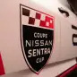Nissan Sentra cup badge