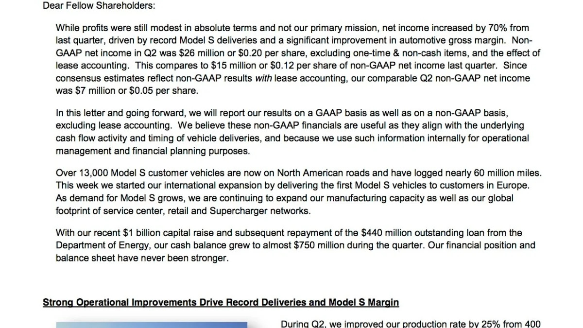 Tesla Motors 2013 2Q Shareholder Letter