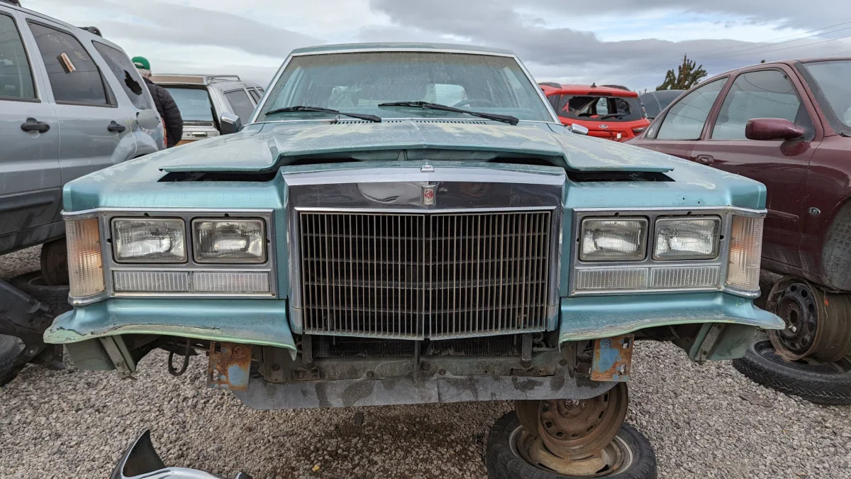36 - 1979 Lincoln Versailles in Nevada junkyard - photo by Murilee Martin