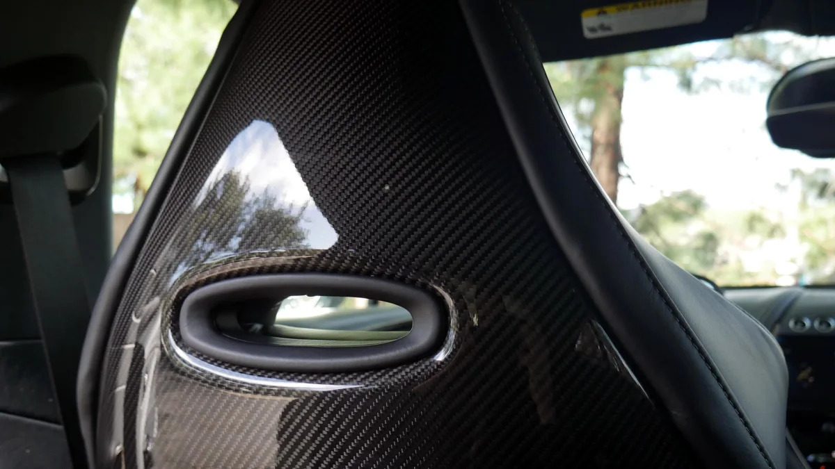 Aston Martin DBX707 carbon seat backs