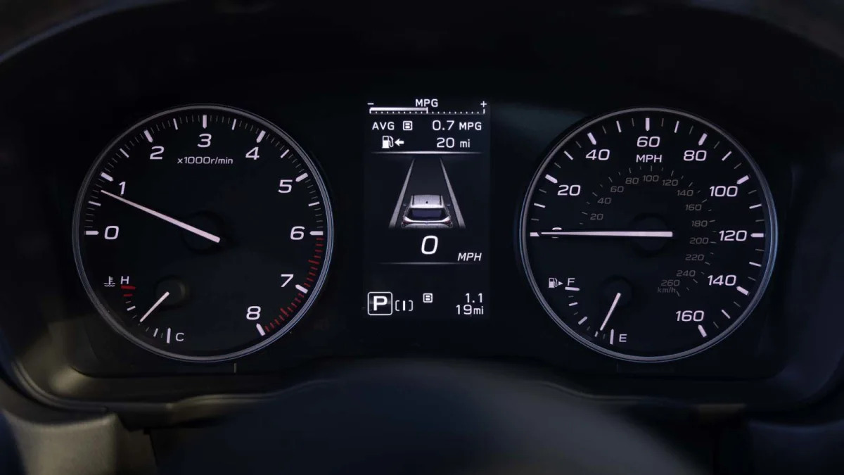 2025 Subaru Forester Touring gauges