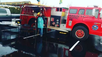 Murray's Rustic Pie pizza food truck fire engine