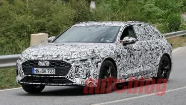 Likely Audi RS 4 plug-in caught testing alongside RS 6 in new spy photos