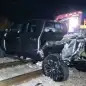 Chevrolet and GMC trucks stolen from a train in Mexico