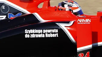 Speedy Recovery, Robert - Jerez F1 test