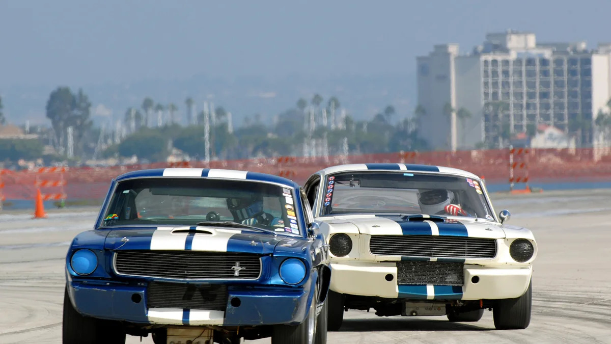 Pair of Shelby GT350 Mustang Racecars