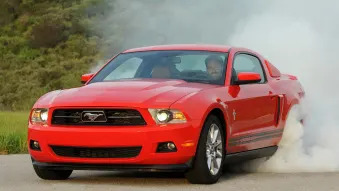 2011 Ford Mustang V6 burnout