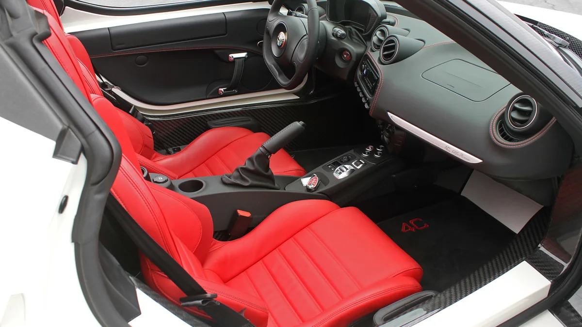 2015 Alfa Romeo 4C Spider interior