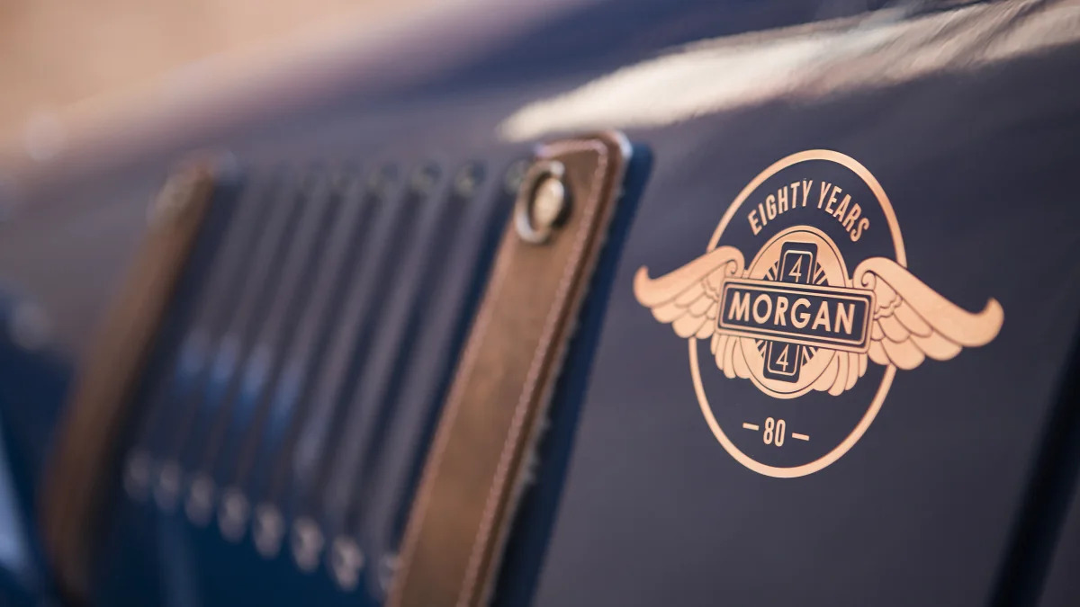 Morgan 4/4 80th Special Edition badge