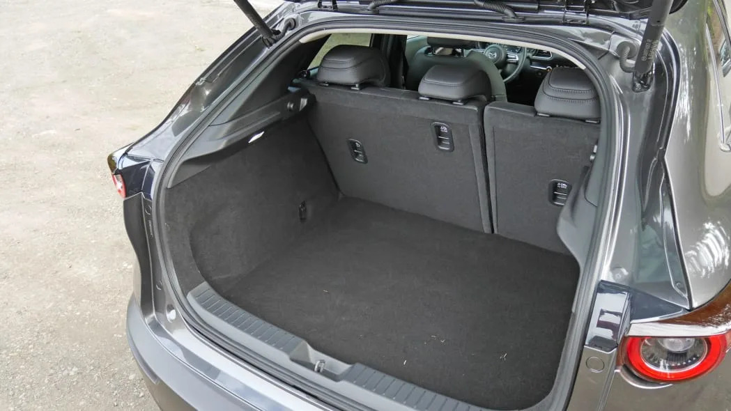 Mazda 3 Sedan and Hatchback Luggage Test | Trunk comparison - Autoblog