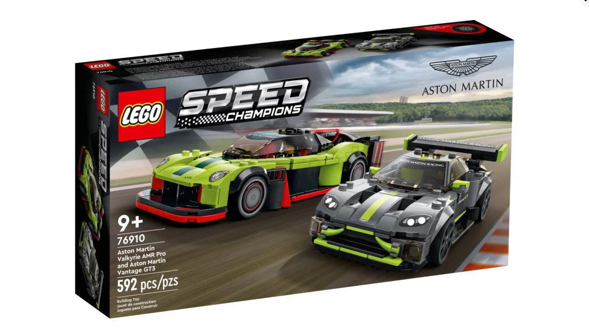Lego Speed Champions Aston Martin Valkyrie AMR & Vantage GT3 2