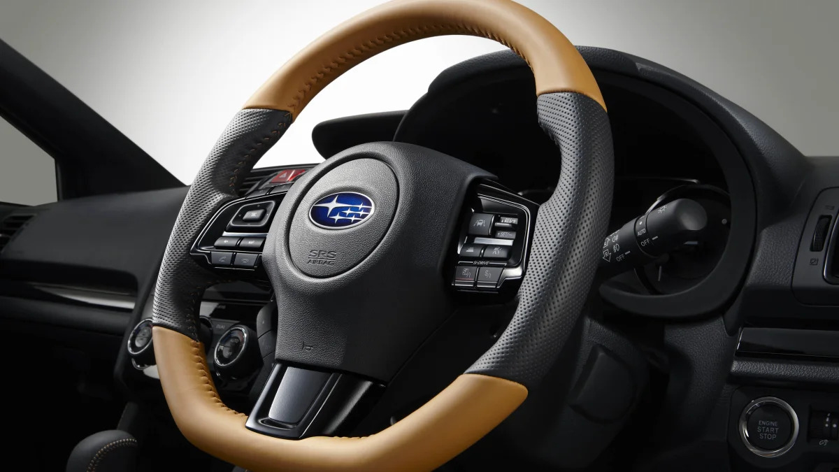 Subaru WRX S4 SporVita steering wheel