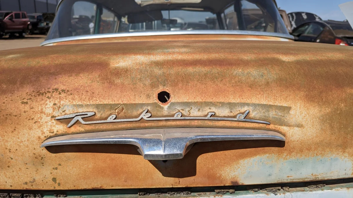 32 - 1957 Opel Olympia Rekord P in Colorado junkyard - photo by Murilee Martin
