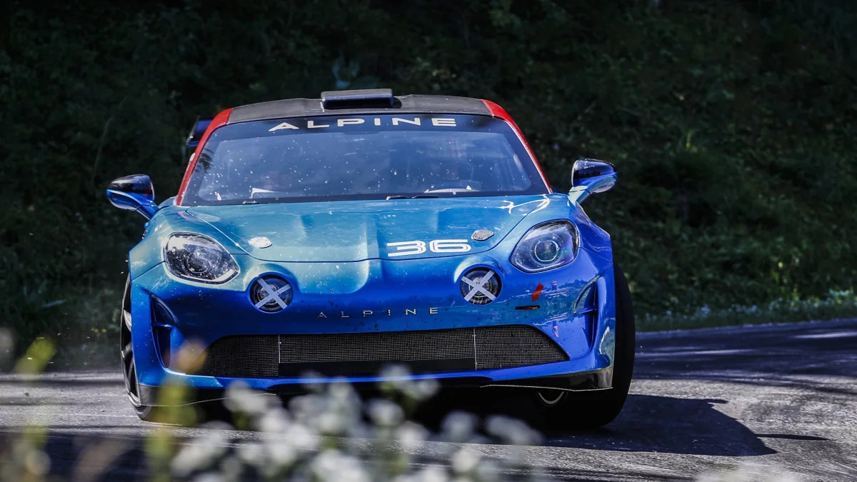 Alpine A110 Rally for the R-GT rally class